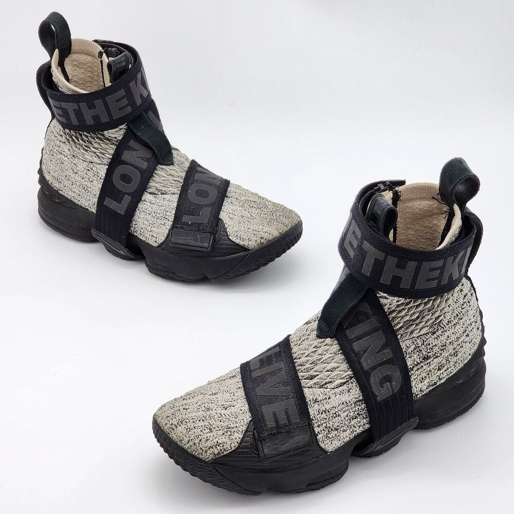 Nike Kith X LeBron Lifestyle 15 Concrete Long Live The King 2017 Men's Size 7.5
